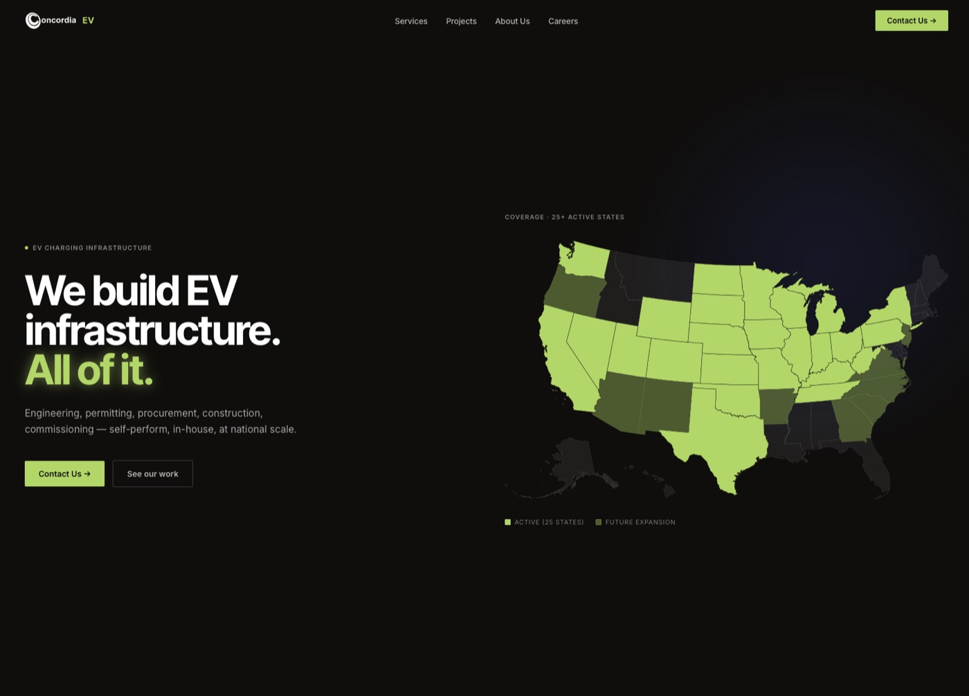 Concordia EV rebuild, 2026